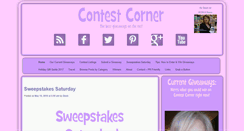 Desktop Screenshot of contest-corner.com